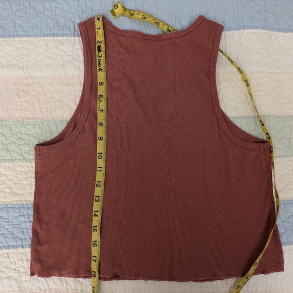 Champion tank crop ribbed top rust-color Sz XL - Picture 5 of 7